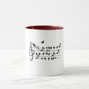 love birds, expecting an addition to the family mug