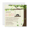 Love Birds Falling Hearts Oak Tree Wedding Invite