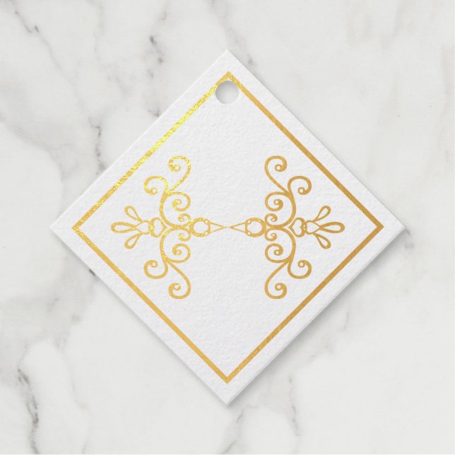 Love birds favour tags (Front)