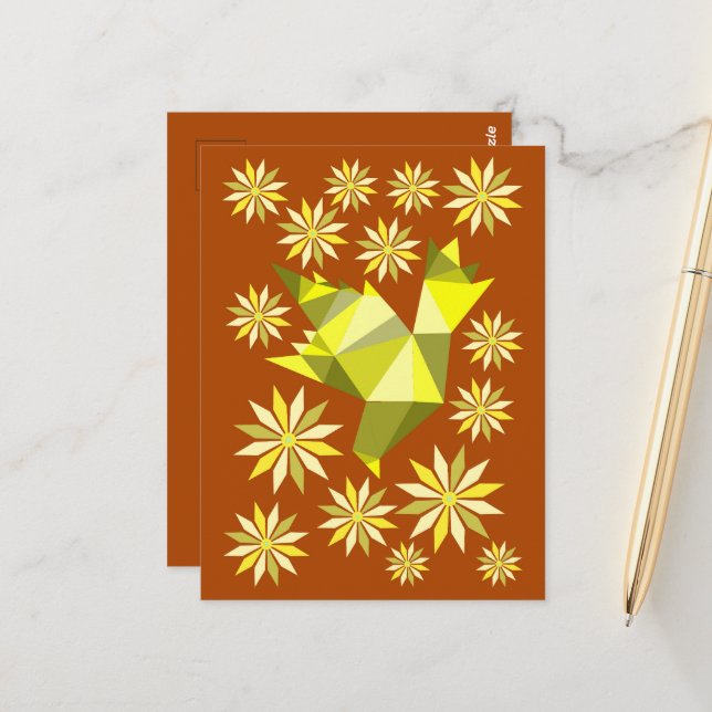love birds gift postcard (Front/Back In Situ)