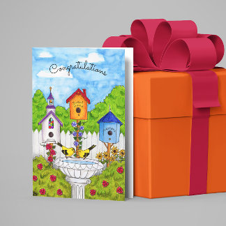 Love Birds Housewarming Card