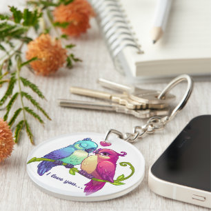 Love Birds Key Ring