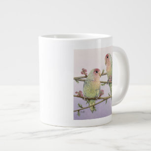 Love Birds Large Coffee Mug