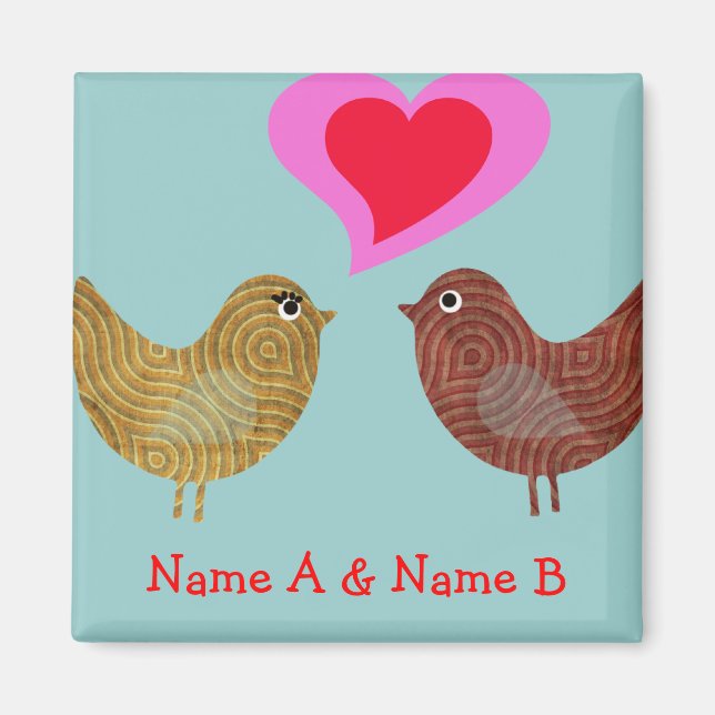 Love Birds Magnet (Front)