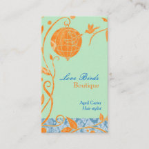 Love Birds Mint Green Hair Stylist