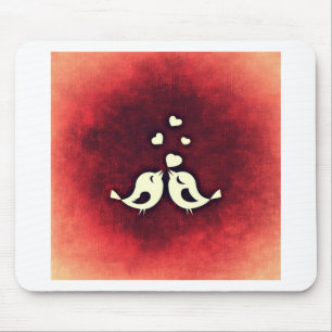 Love birds mouse mat