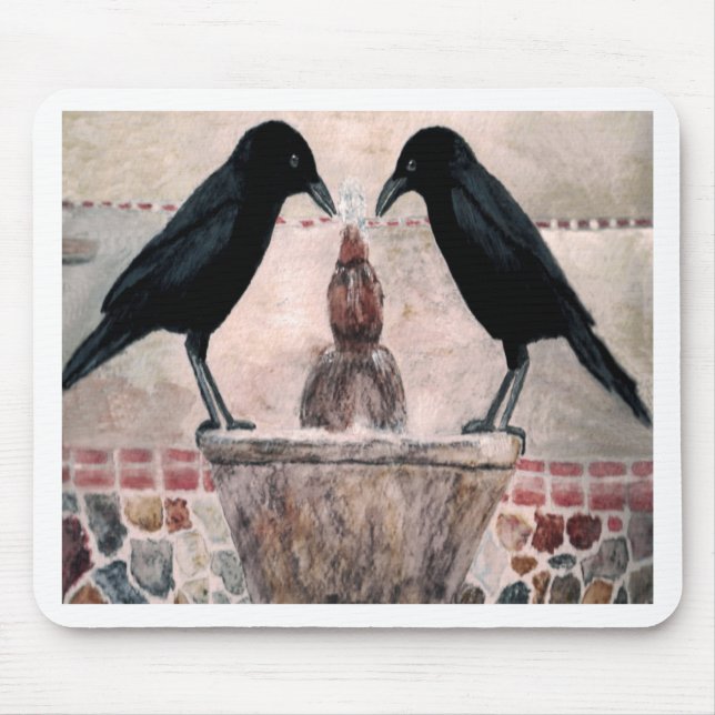 LOVE BIRDS MOUSE MAT (Front)