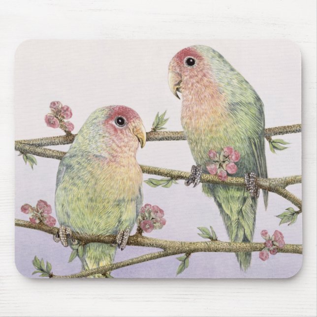 Love Birds Mouse Mat (Front)