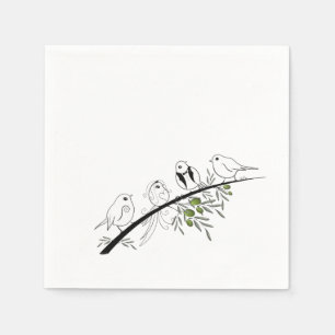 Love Birds  Napkins