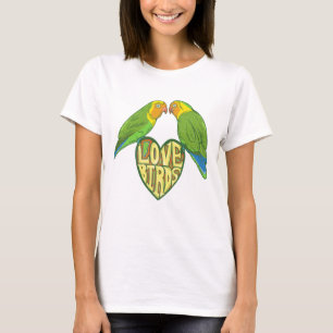 Love birds on a heart T-Shirt
