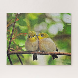Love Birds Painting Jigsaw Puzzle