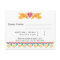 Love Birds Papel Picado Style RSVP Card