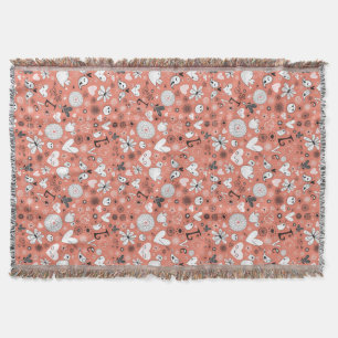 Love Birds Pattern Throw Blanket