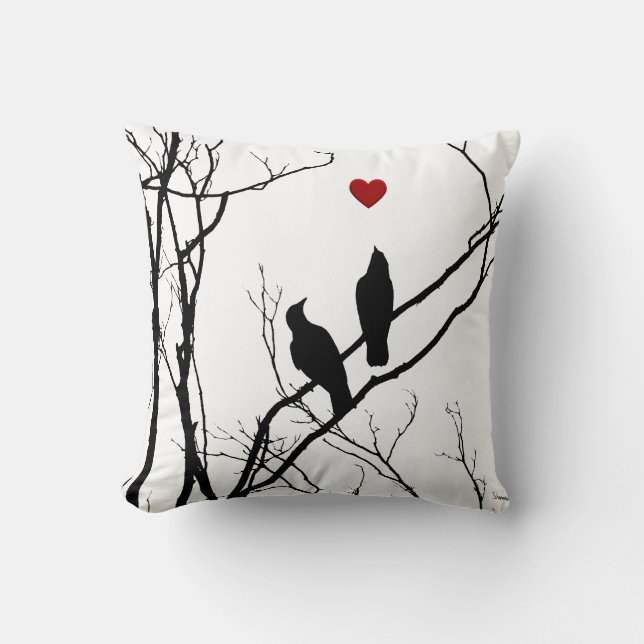 Love Birds Pillow (Front)