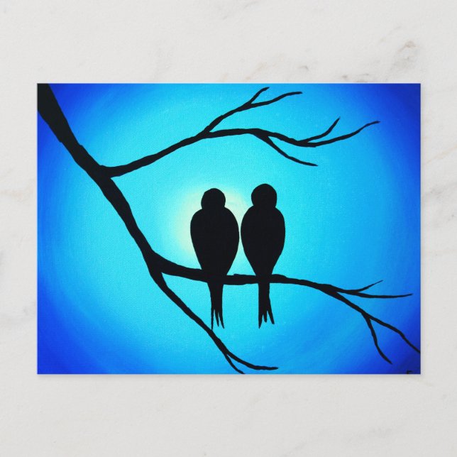 love birds postcard (Front)