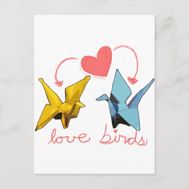 love birds postcard (Front)