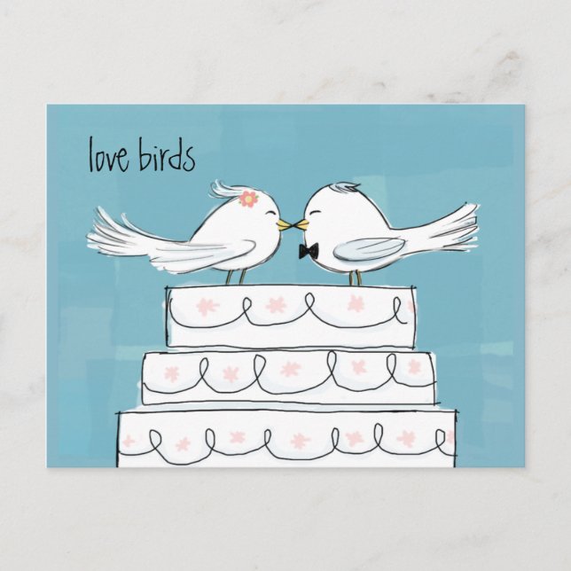 Love Birds Postcard (Front)