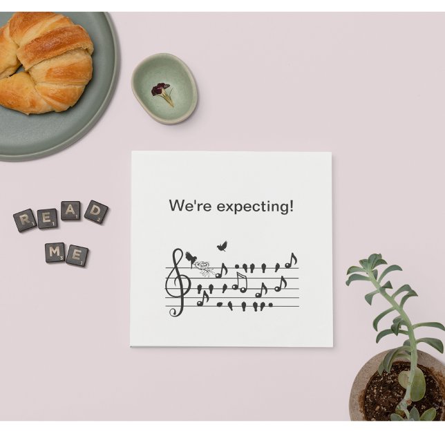 love birds, pregnancy, customisable  napkin (Creator Uploaded)