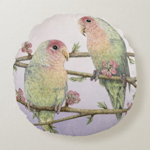 Love Birds Round Cushion