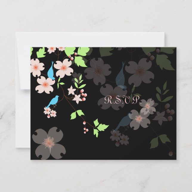 Love Birds RSVPs require 5x7 Invitations (Front)