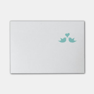 Love Birds Singing from the Heart Post-it Notes