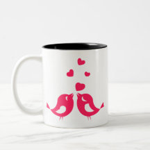 Love Birds Sip Together: Romantic Couple CoffeeMug