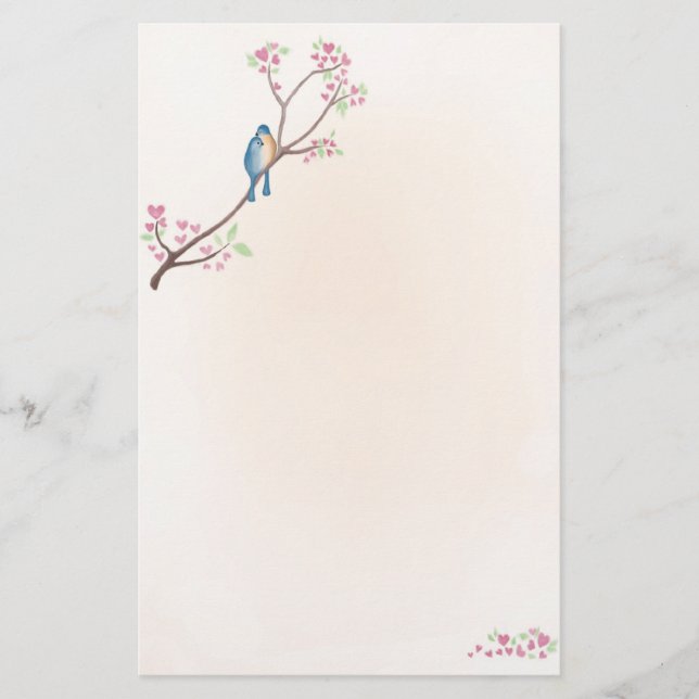 Love Birds Stationary Stationery (Front)