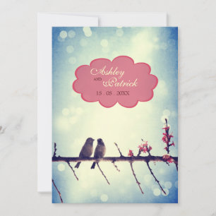 Love birds story 2 invitation