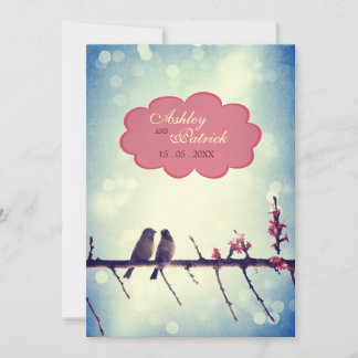 Love birds story 2 invitation
