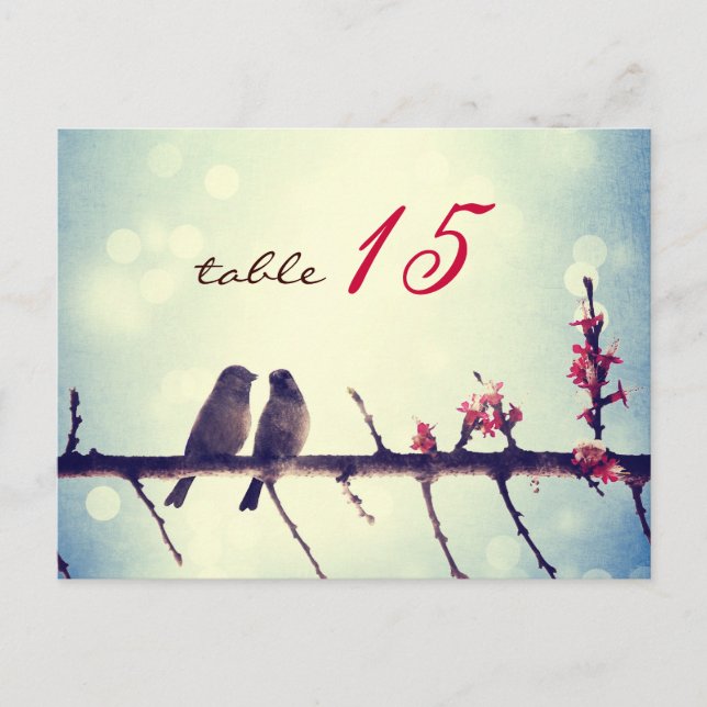 Love birds story 2 postcard (Front)