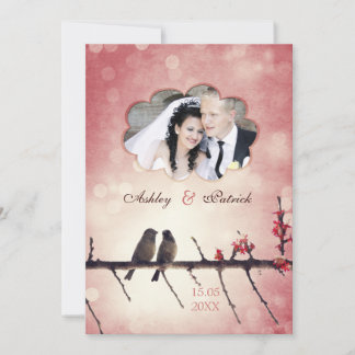 Love birds story - Add your photo Invitation