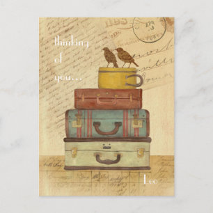 Love Birds Thinking of You Postcard