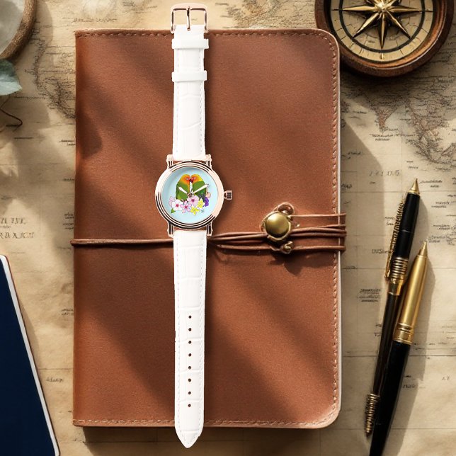 Love Birds Tropical Flowers Watch (Creator Uploaded)