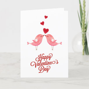 Love Birds Valentine’s Day Card
