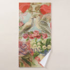 Love Birds Vintage Antique Heart