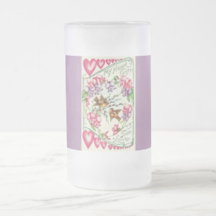 Love Birds Vintage Valentine Mug