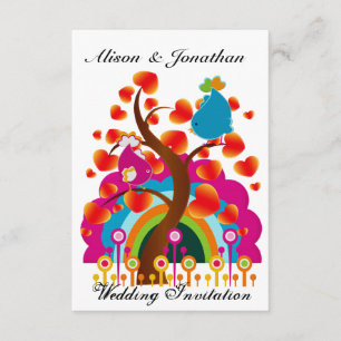 Love Birds Wedding Invitation
