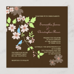 Love Birds Wedding Invitations