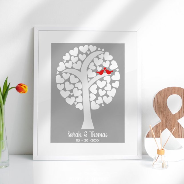 Love Birds Wedding or Anniversary Guest Wishes Poster (Creator Uploaded)