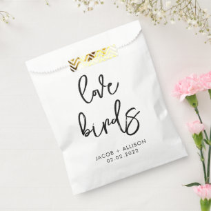 love birds wildflower seeds wedding confetti favou favour bags