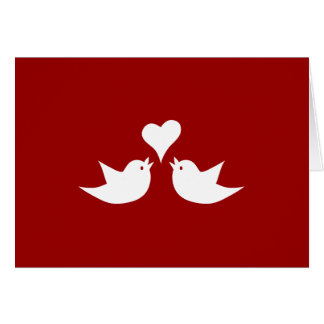 Love Birds with Heart Wedding Enagement