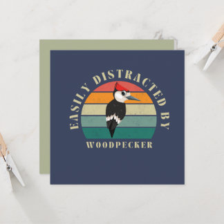 love birds woodpecker woodpeckers bird watching card