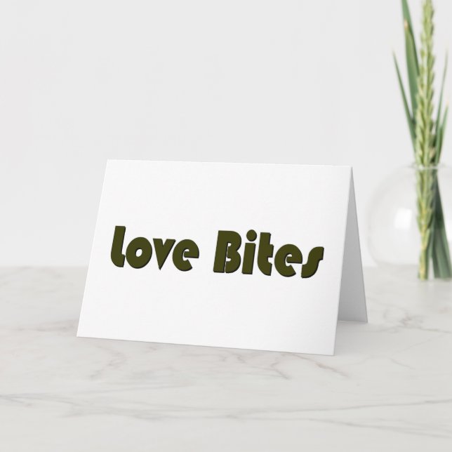 Love Bites Holiday Card (Front)
