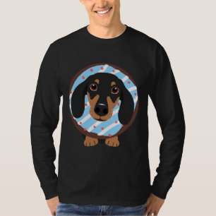 Love Black And Tan Dachshund Sausage Dog And Dough T-Shirt