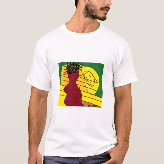 Love Black Hair by jason lofters T-Shirt (Front)