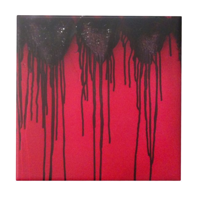 Love Bleeds Black Tile (Front)