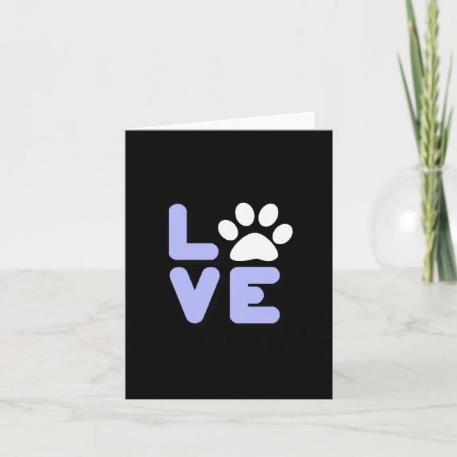 LOVE - Blk/Blu Card (Front)
