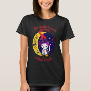 love blood cancer to the moon and back T-Shirt