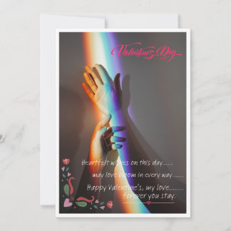 love bloom valantine day card