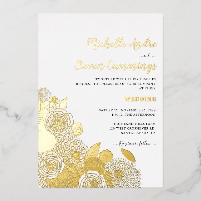 Love Blooms • Elegant Floral Wedding (Front)
